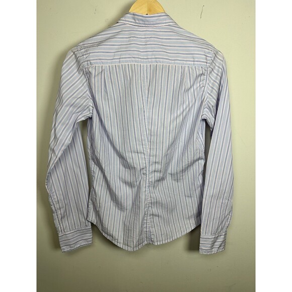 Frank And Eileen Barry Superlux Button Up Women’s Size XS Pink/Blue - Picture 9 of 9